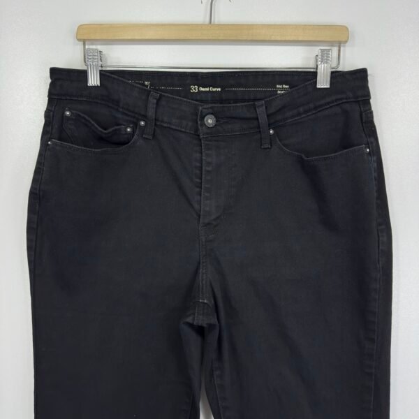 Levi's Demi Curve Jeans Black W33 L34 Women's Stretch