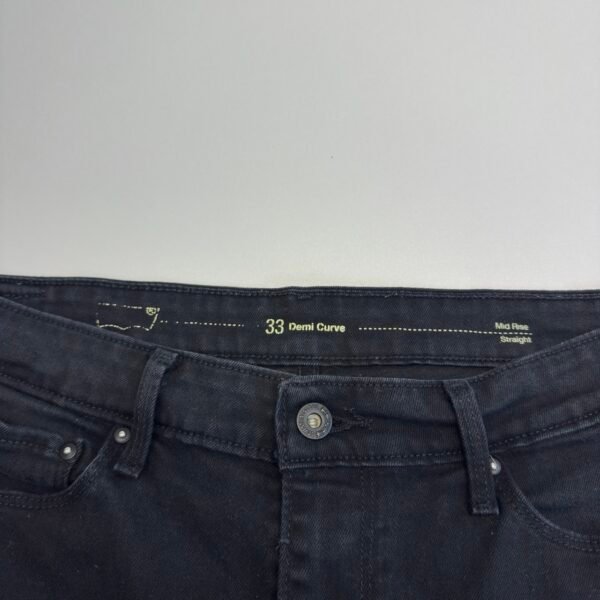 Levi's Demi Curve Jeans Black W33 L34 Women's Stretch