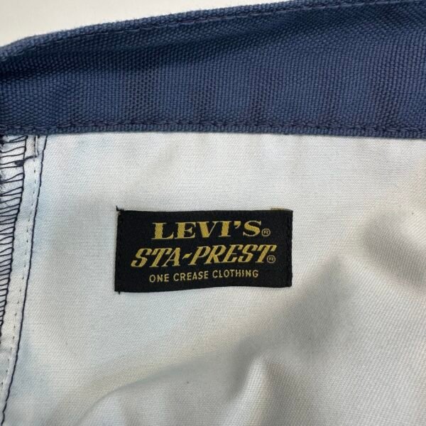 Levi's 591 Sta Prest Trousers Blue W34 L28 Men's Straight Chinos