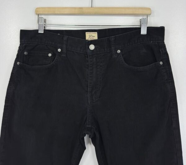 J.Crew 484 Corduroy Chinos Black Pants W34 L33 Men's Slim