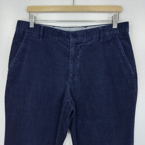 Tommy Hilfiger Corduroy Chinos Blue W34 L34 Men's Straight Pants