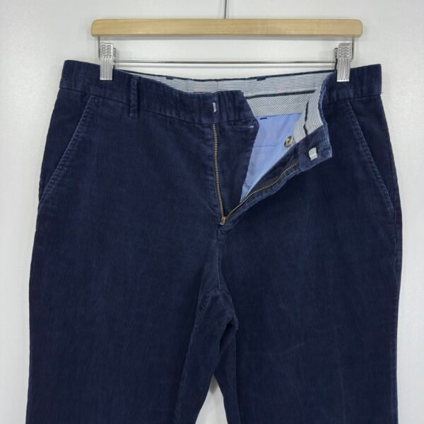 Tommy Hilfiger Corduroy Chinos Blue W34 L34 Men's Straight Pants