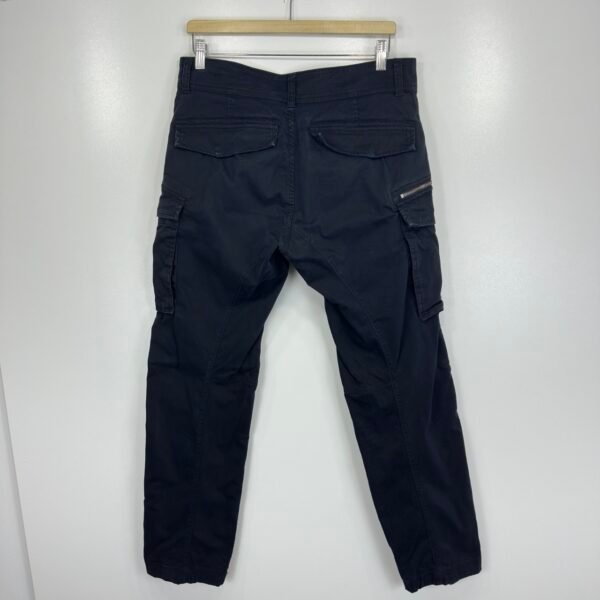 Replay Cargo Trousers Black W32 L30 Men's Slim Straight