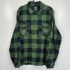 IMG_4749 Large Dickies Flannel Shirt Green XL Men's Big Check Pockets