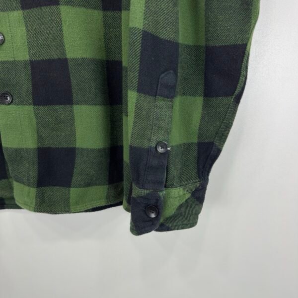 IMG_4750 Large Dickies Flannel Shirt Green XL Men's Big Check Pockets