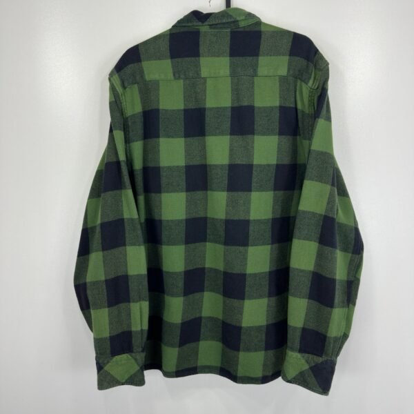 IMG_4752 Large Dickies Flannel Shirt Green XL Men's Big Check Pockets