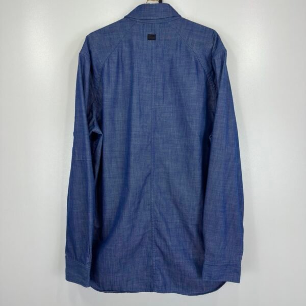 IMG_4772 Large G-Star Stalt Denim Shirt Blue XL Men's Slim Fit