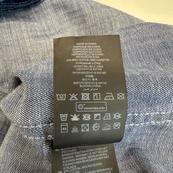 IMG_4777 Large G-Star Stalt Denim Shirt Blue XL Men's Slim Fit