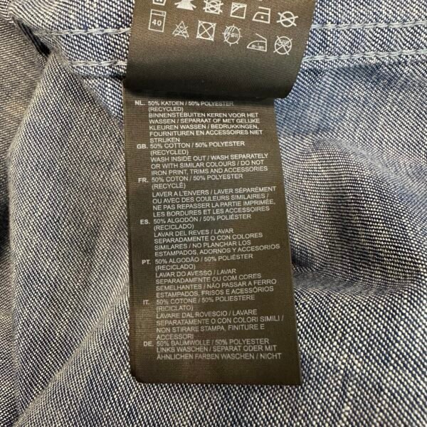 IMG_4778 Large G-Star Stalt Denim Shirt Blue XL Men's Slim Fit