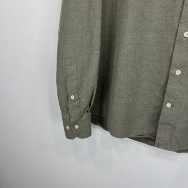Suitsupply Shirt Mens 39/40 15.5 15 3/4 Khaki Slim Fit Casual Long Sleeve Button Down