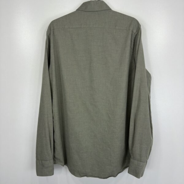 Suitsupply Shirt Mens 39/40 15.5 15 3/4 Khaki Slim Fit Casual Long Sleeve Button Down