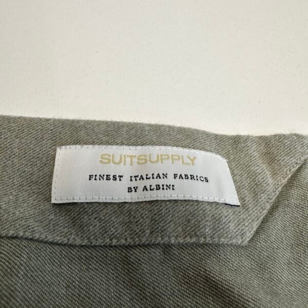 Suitsupply Shirt Mens 39/40 15.5 15 3/4 Khaki Slim Fit Casual Long Sleeve Button Down