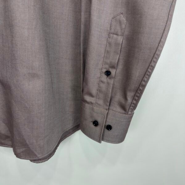 Hugo Boss Formal Dress Shirt Men's 42 16.5 Purple Long Sleeve Easy Iron Regular