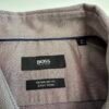 Hugo Boss Formal Dress Shirt Men's 42 16.5 Purple Long Sleeve Easy Iron Regular