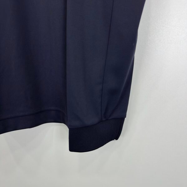 J.Lindeberg Ethan Slim Fit Jersey+ Polo Shirt Men's Size M Blue Long Sleeve Golf