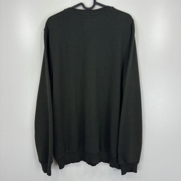 Wrangler Sweater Men's Jumper Size XL Green Knit Pullover V-Neck