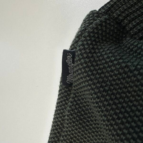 Wrangler Sweater Men's Jumper Size XL Green Knit Pullover V-Neck