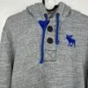 Abercrombie & Fitch Muscle Hoodie Grey Size L Men's Heavyweight