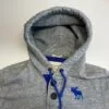 Abercrombie & Fitch Muscle Hoodie Grey Size L Men's Heavyweight