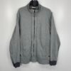 IMG_4897 Large Hugo Boss Sweatshirt Men's Jumper Size M Grey Full Zip Sweater High Neck