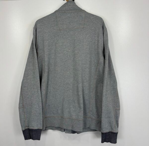 IMG_4902 Large Hugo Boss Sweatshirt Men's Jumper Size M Grey Full Zip Sweater High Neck