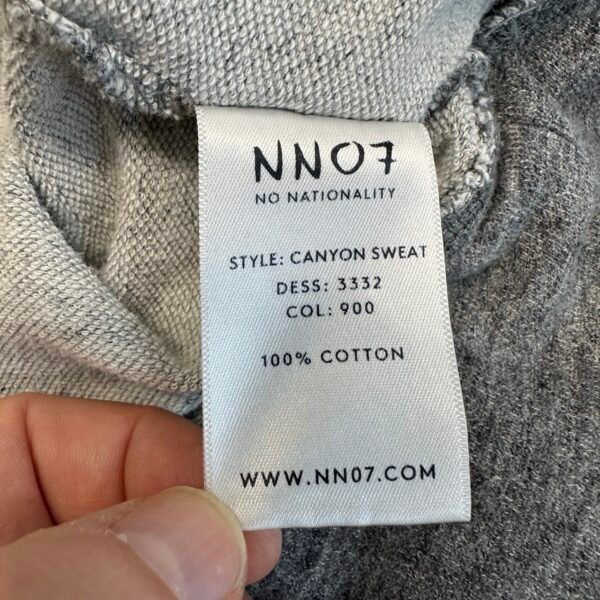 NN07 Canyon Sweatshirt Grey Melange Size L Men's Crew Neck