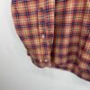 Stenstroms Shirt Men's 16 41 Orange Plaid Check Long Sleeve