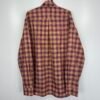 Stenstroms Shirt Men's 16 41 Orange Plaid Check Long Sleeve