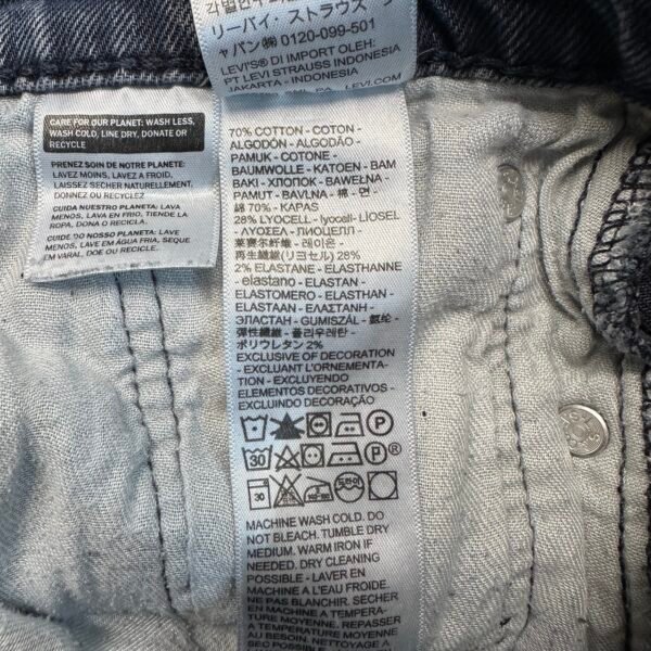 Levi's 512 Jeans Blue W30 L28 Men's Slim Tapered Stretch Denim