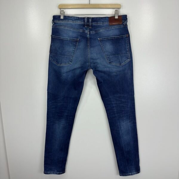 IMG_4964 Large Pepe Jeans Finsbury Blue W35 L32 Men's Stretch Slim Skinny