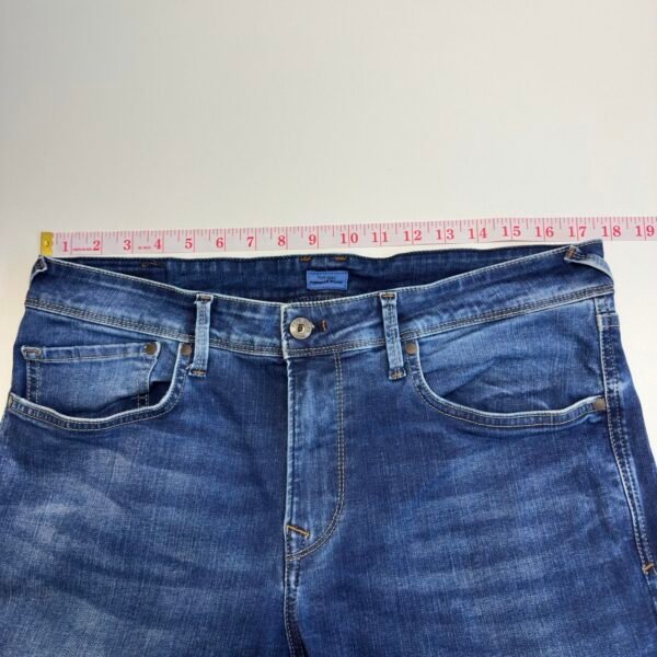 IMG_4966 Large Pepe Jeans Finsbury Blue W35 L32 Men's Stretch Slim Skinny