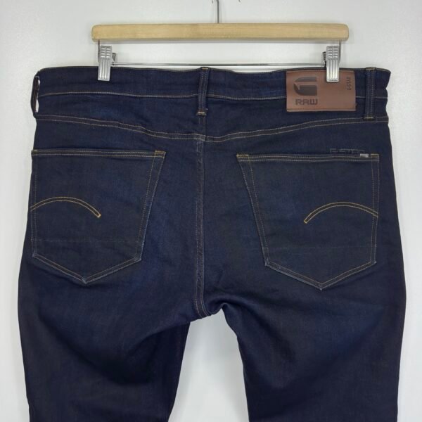 G-Star 3301 Jeans Blue W38 L32 Men's Stretch Straight Tapered