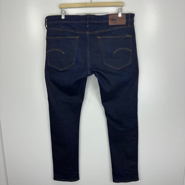 G-Star 3301 Jeans Blue W38 L32 Men's Stretch Straight Tapered