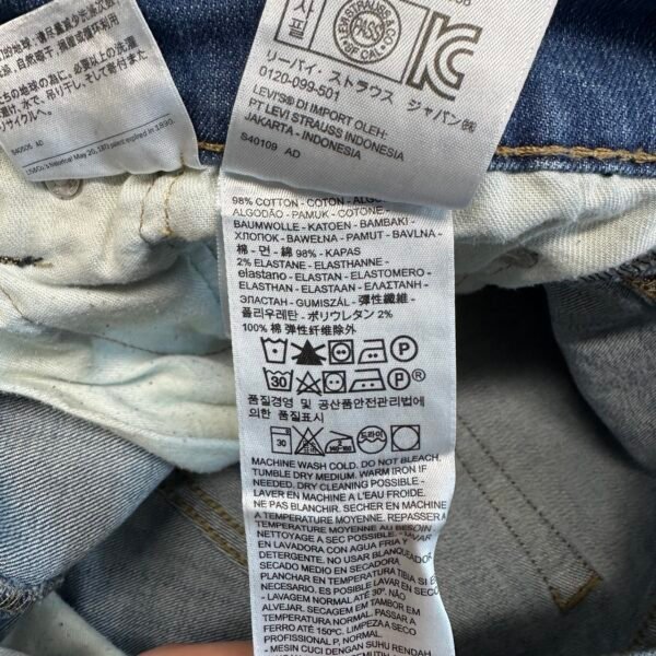 Levi's 511 Jeans Blue W33 L30 Men's Slim Straight Stretch