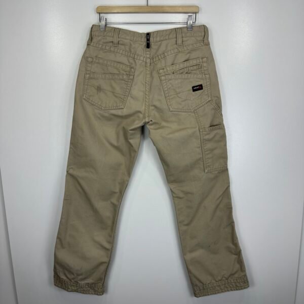 IMG_5120 Large Ariat FR M4 Workhorse Khaki Jeans Men's W31 L32 Flame Resistant Relaxed Bootcut