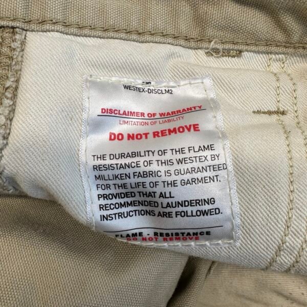 IMG_5131 Large Ariat FR M4 Workhorse Khaki Jeans Men's W31 L32 Flame Resistant Relaxed Bootcut