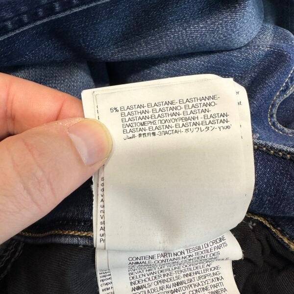 IMG_5146 Large Replay Anbass Jeans Blue W32 L34 Men's Slim Skinny Stretch