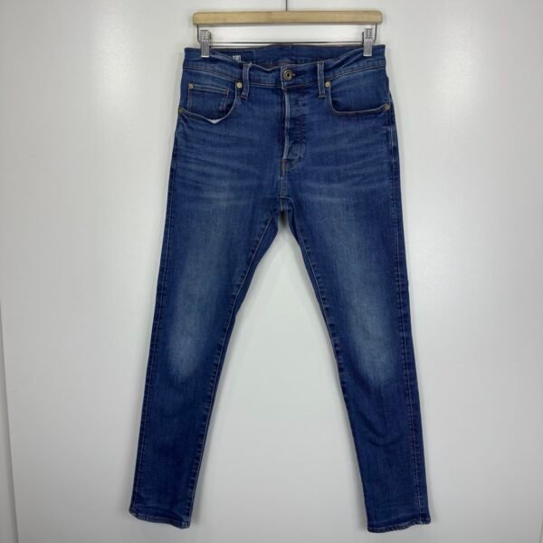 G-Star 3301 Slim Z Jeans Blue W30 L31 Men's Skinny Stretch