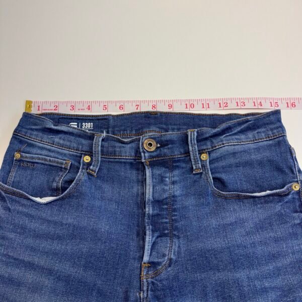 G-Star 3301 Slim Z Jeans Blue W30 L31 Men's Skinny Stretch