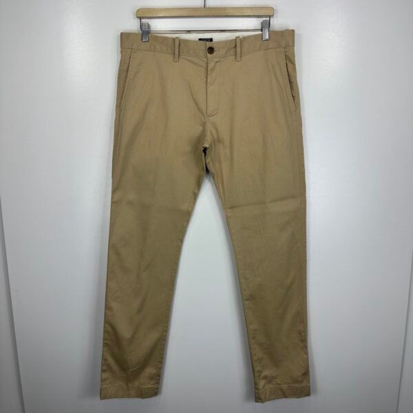 J.Crew Flex Chino Pants Beige W36 L33 Men's Slim Straight