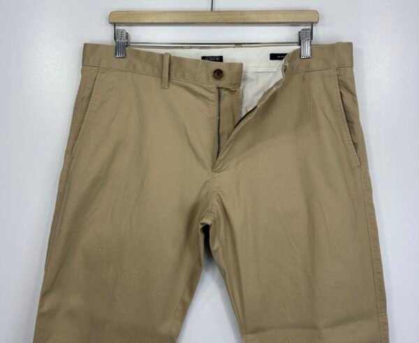 J.Crew Flex Chino Pants Beige W36 L33 Men's Slim Straight