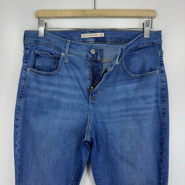 Levi's 310 Shaping Super Skinny Jeans Women's 14W W32 L30 Blue