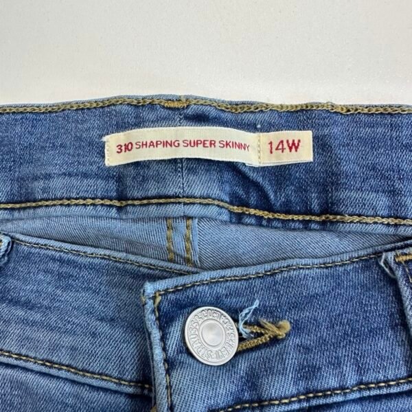 Levi's 310 Shaping Super Skinny Jeans Women's 14W W32 L30 Blue
