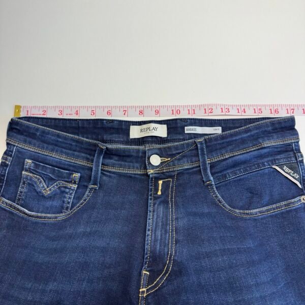 IMG_5320 Large Replay Anbass Jeans Blue W34 L32 Men’s Slim Skinny