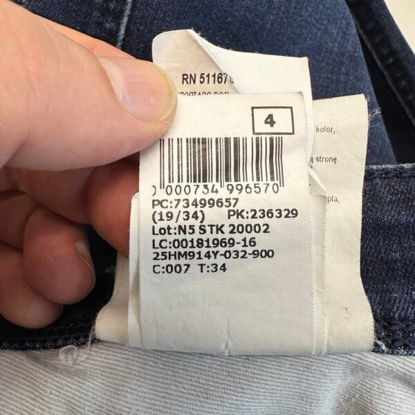 IMG_5325 Large Replay Anbass Jeans Blue W34 L32 Men’s Slim Skinny