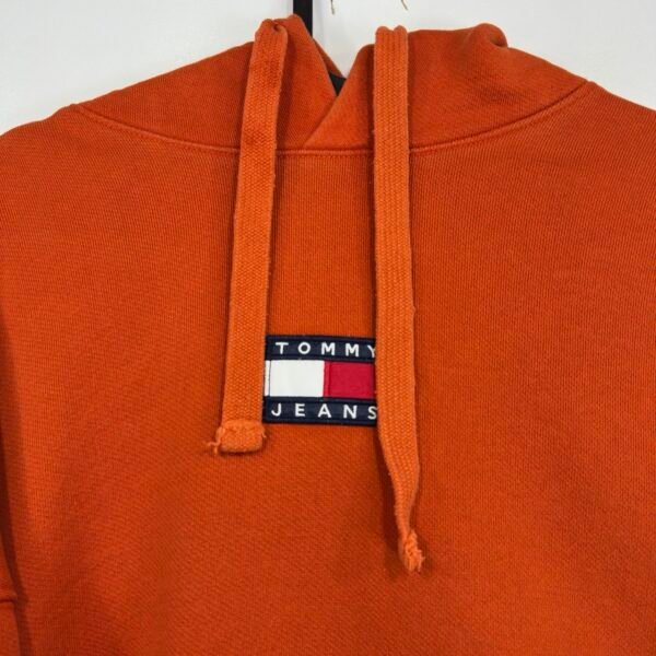 IMG_5334 Large Tommy Hilfiger Hoodie Orange L Men’s Pullover