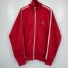 Fred Perry Red Track Jacket Mens L Full Zip