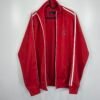 Fred Perry Red Track Jacket Mens L Full Zip