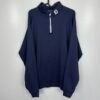 FootJoy Chill Out Blue Quarter Zip Pullover Mens L Golf Midlayer