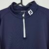 FootJoy Chill Out Blue Quarter Zip Pullover Mens L Golf Midlayer